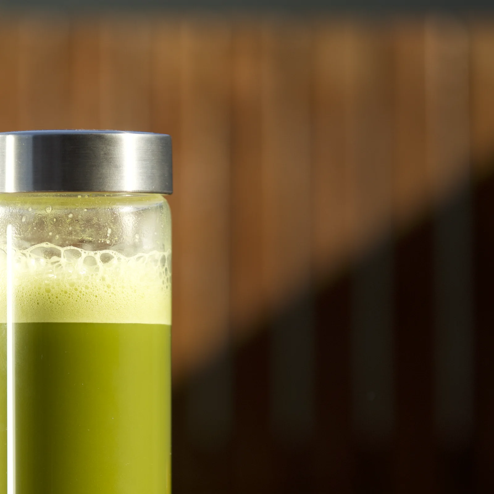 A SEQUENCE drink made up in a bottle, close crop